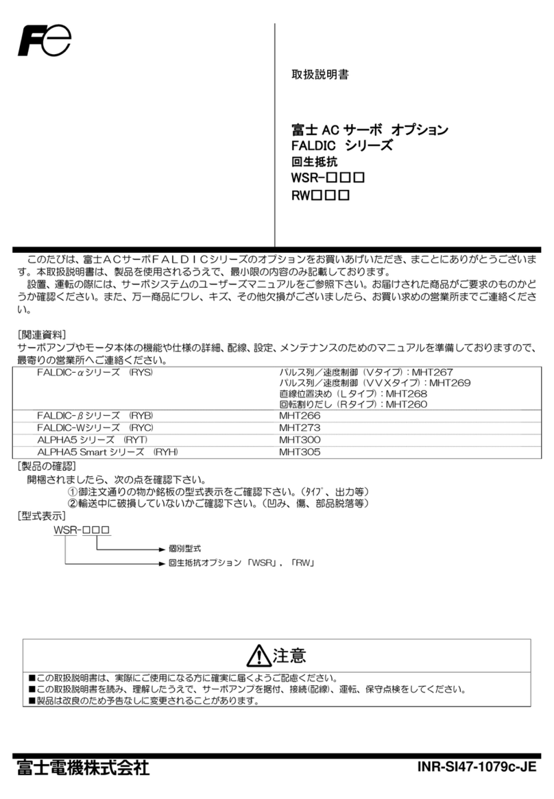 FE FALDIC Series instruction manual FE FALDIC Series instruction manual