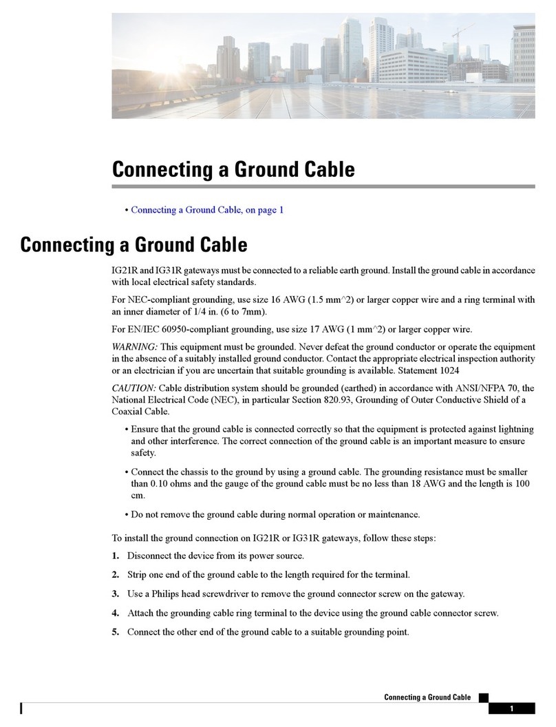 Cisco IG21R Series Connecting guide