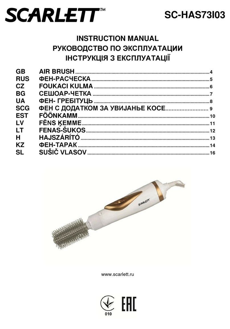 Scarlett SC-HAS73I03 User manual