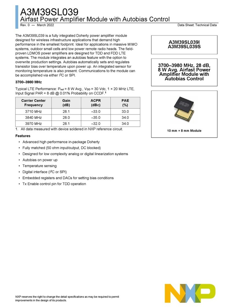 NXP Semiconductors A3M39SL039 datasheet