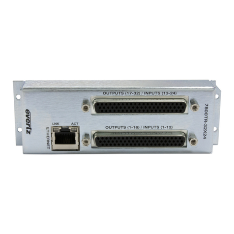 evertz 7800TR manual