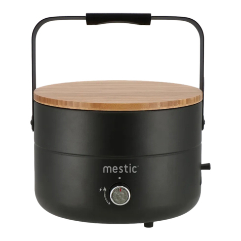 MESTIC Barbecue Mini Chef MB-100 User instructions