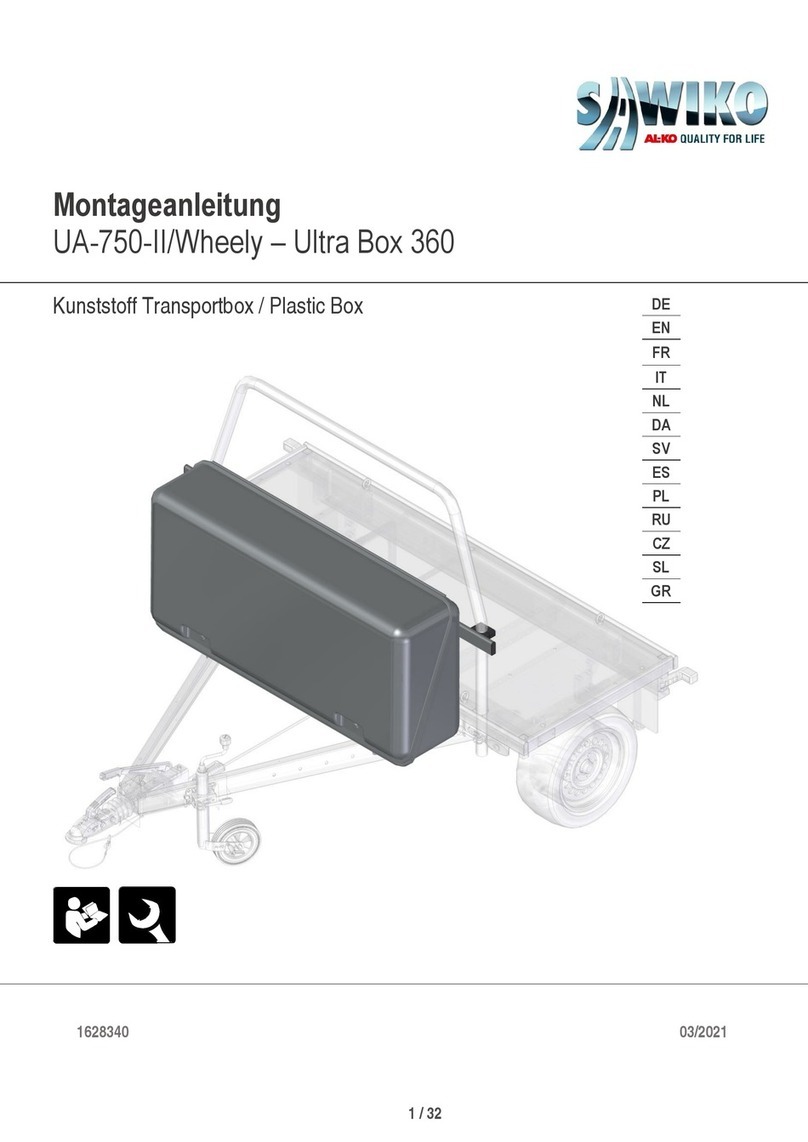 AL-KO UA-750-II/Wheely - Ultra Box 360 Installation and operating instructions AL-KO UA-750-II/Wheely - Ultra Box 360 Installation and operating instructions