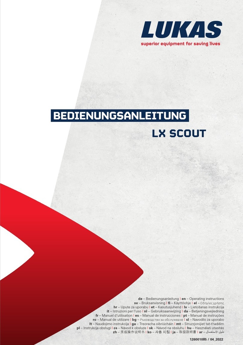 Lukas LX SCOUT operating instructions