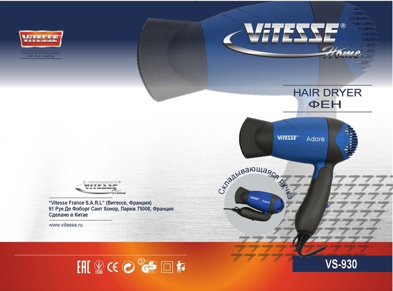 Vitesse Home Adore VS-930 User manual