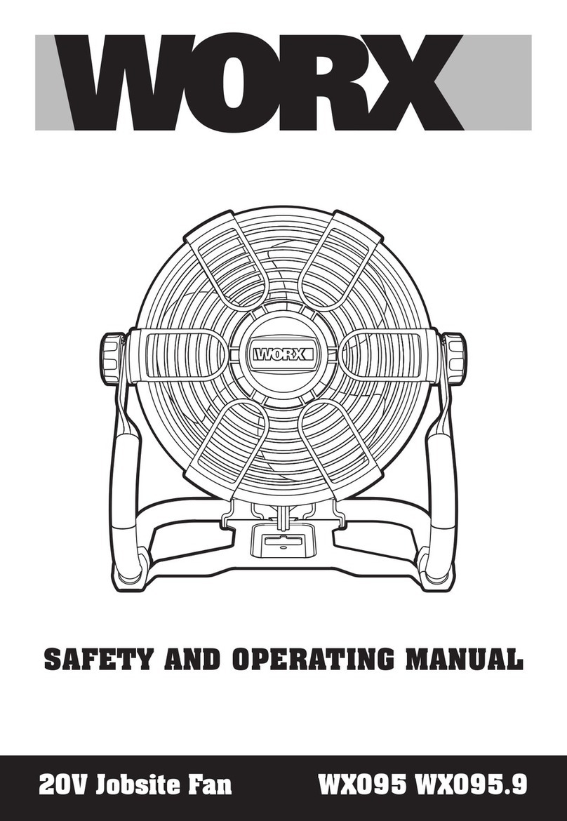 Worx WX095 Safety and operating manual