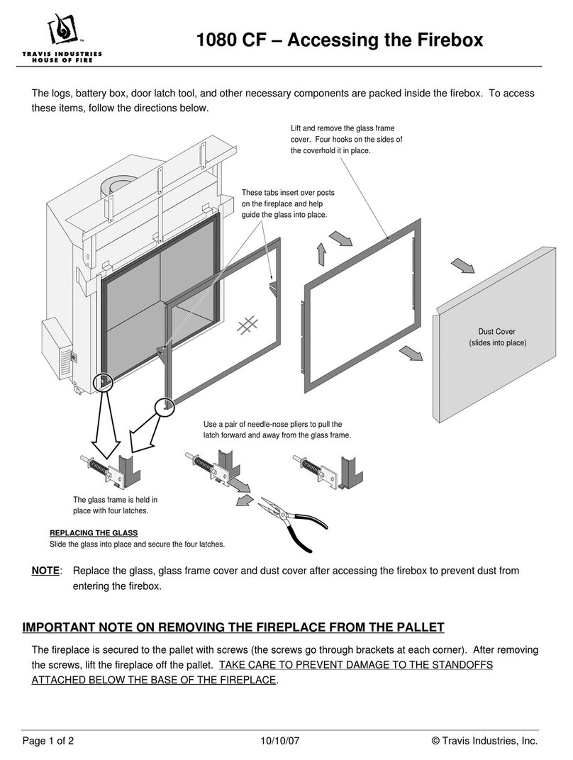 Travis Industries 1080 CF User manual