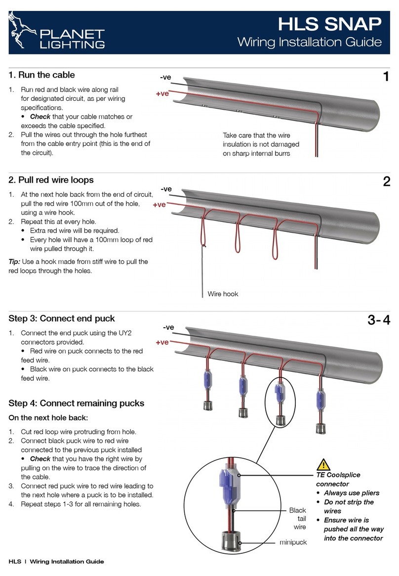 Planet Lighting HLS SNAP Wiring Installation Guide