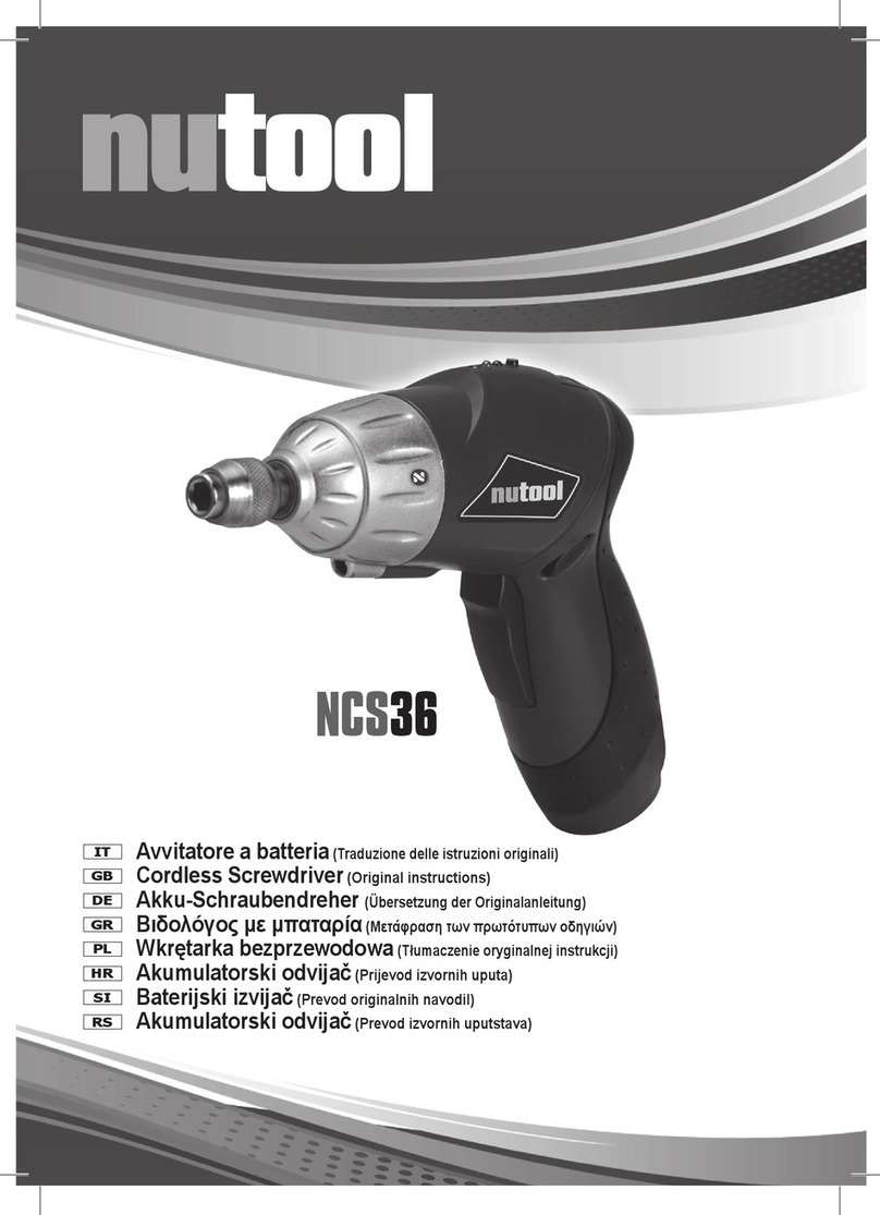 NUTOOL NCS36 Original instructions