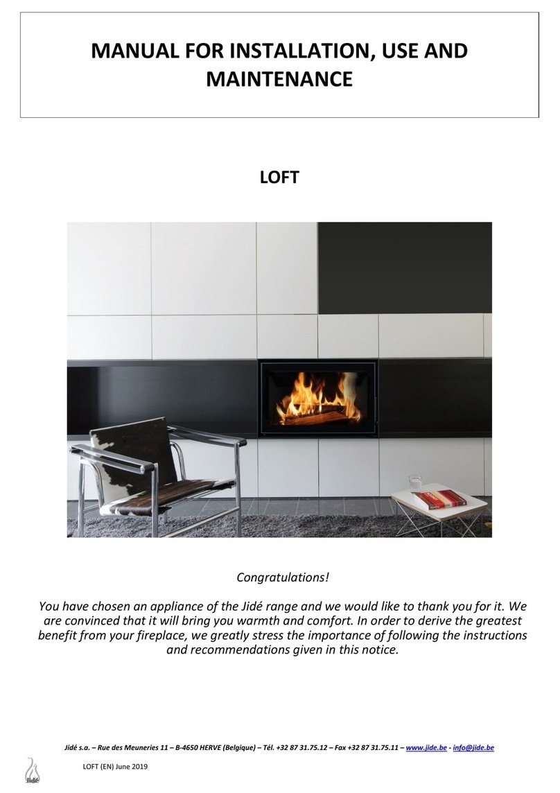 Jide LOFT 56 Manual for installation, use and maintenance