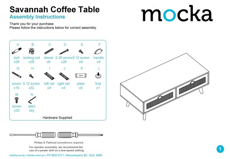 Mocka Savannah Assembly instructions