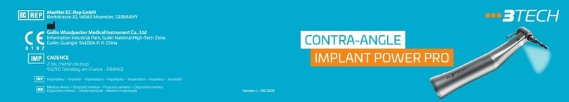 3TECH CONTRA-ANGLE IMPLANT POWER PRO User manual