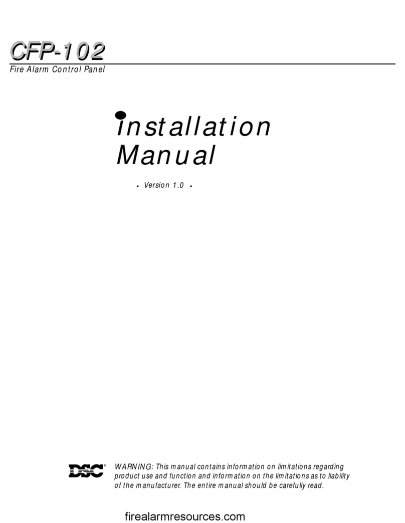 DSC CFP-102 instruction manual
