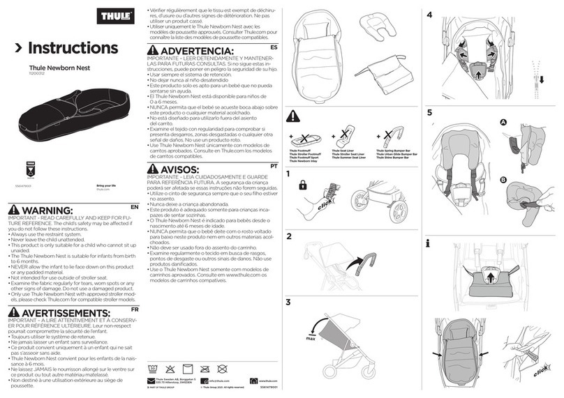 Thule 11200312 User manual