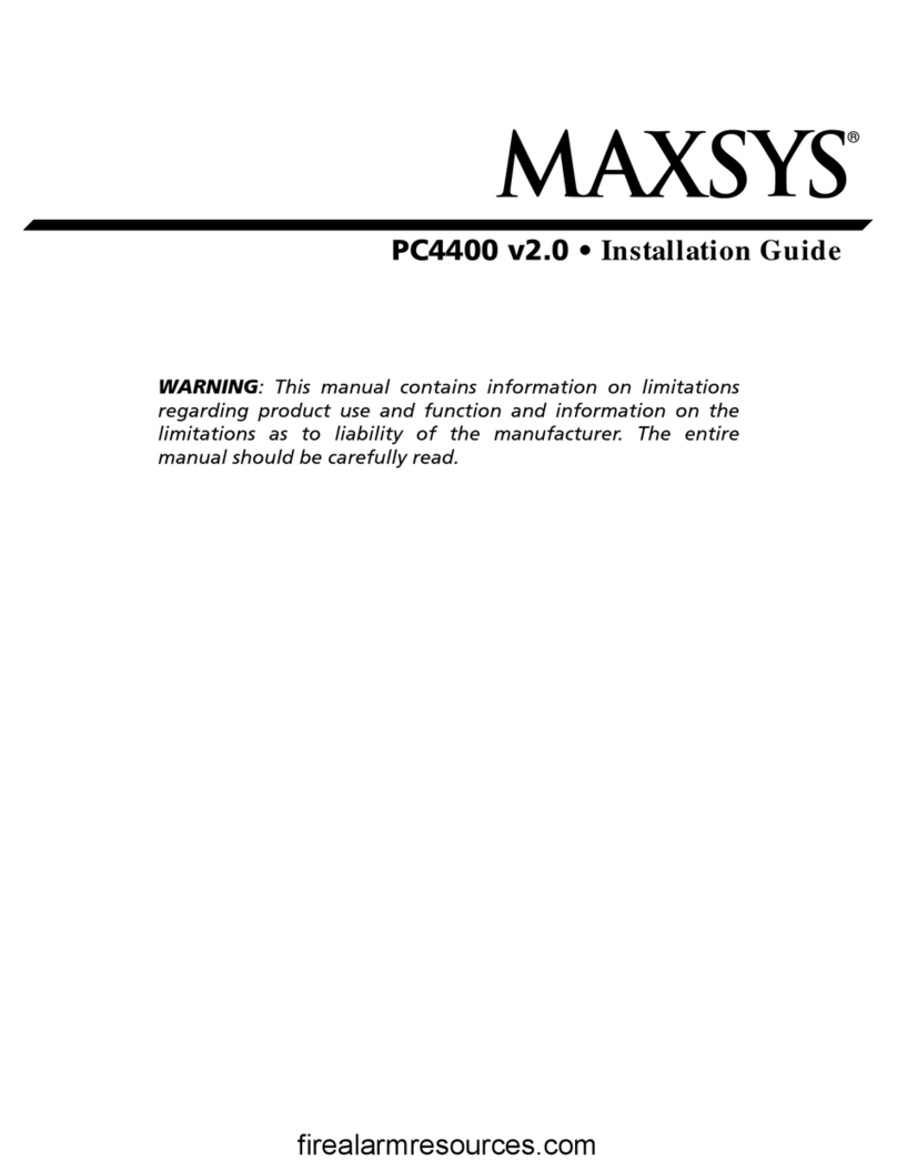 DSC MAXSYS PC4400 installation guide