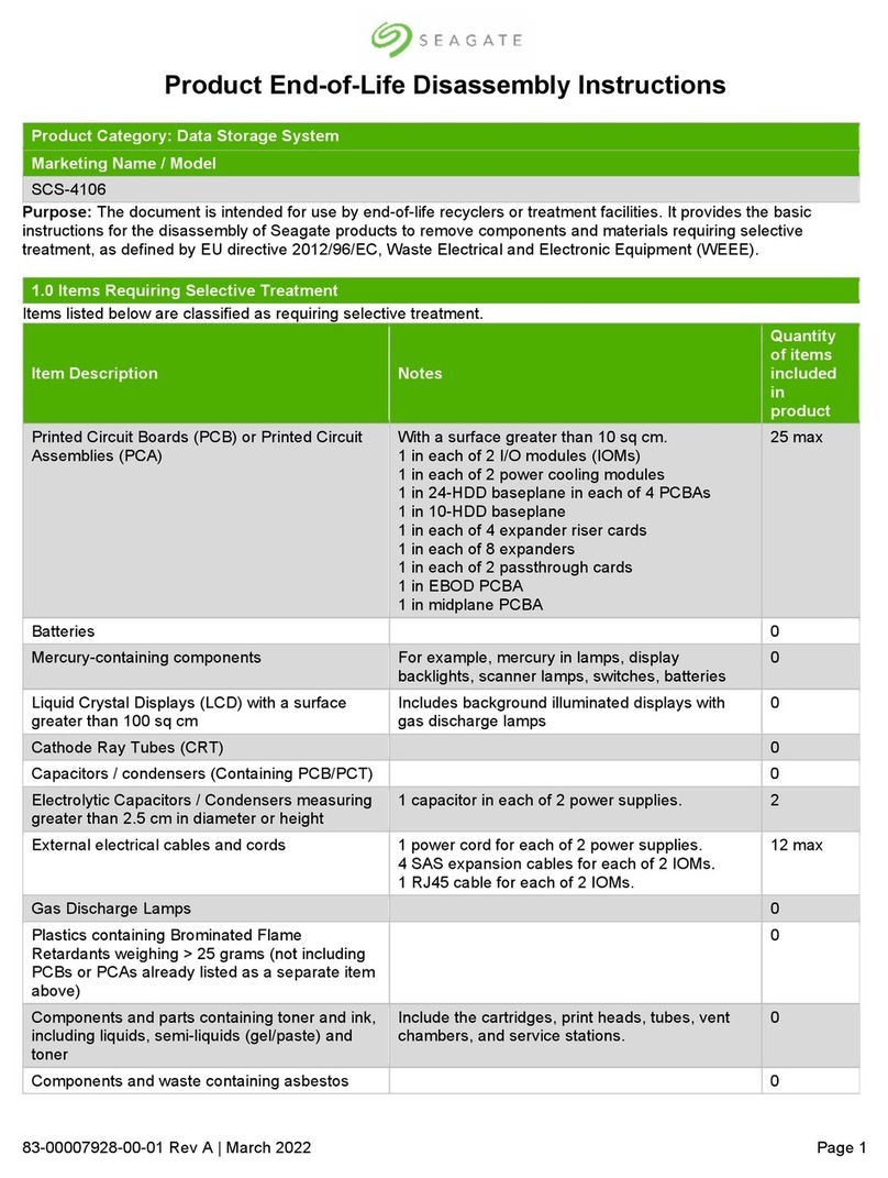 Seagate End-of-Life Installation instructions Seagate End-of-Life Installation instructions