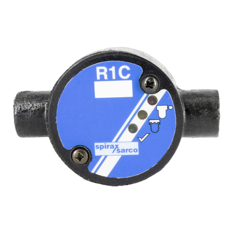 Spirax Sarco R1C Installation and maintenance instructions