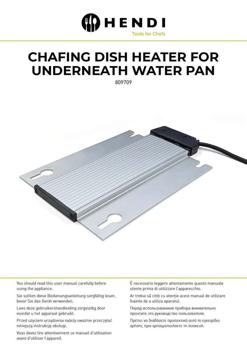 Hendi 809709 manual