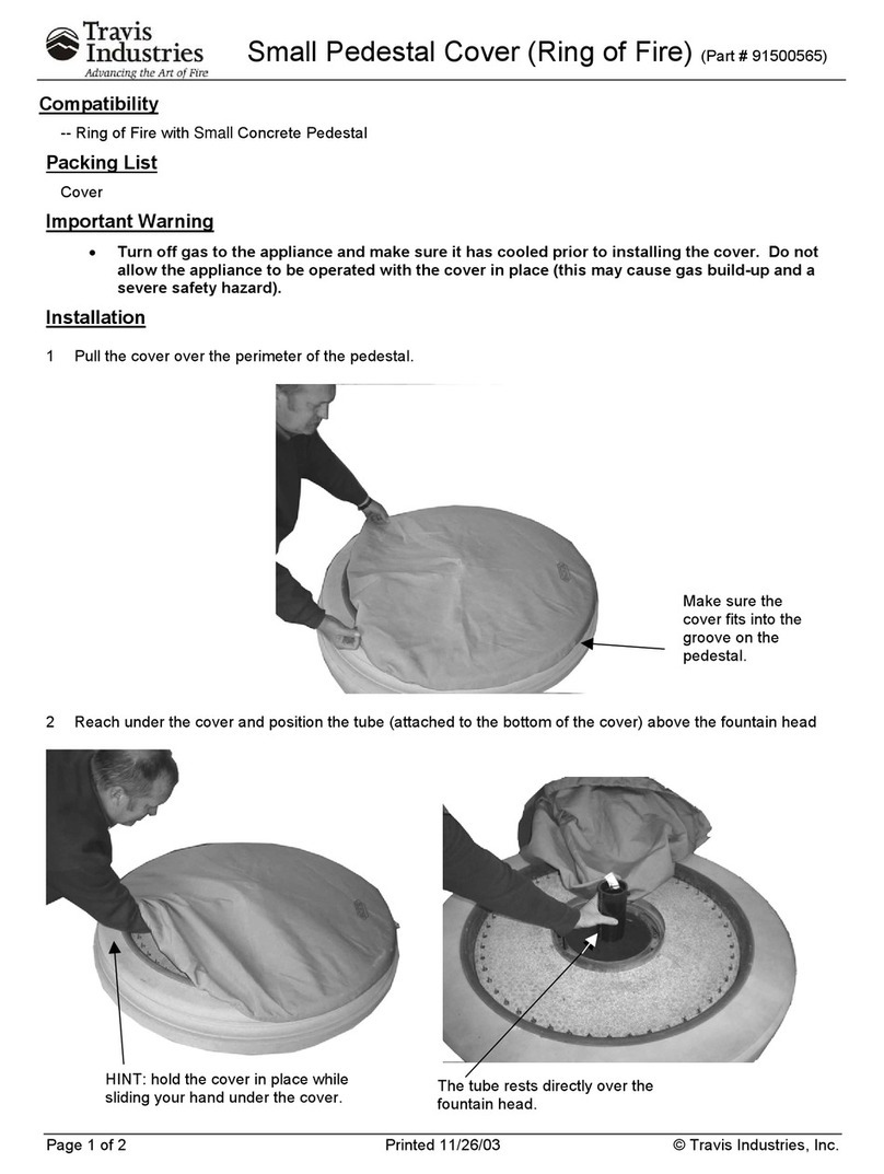 Travis Industries 91500565 User manual