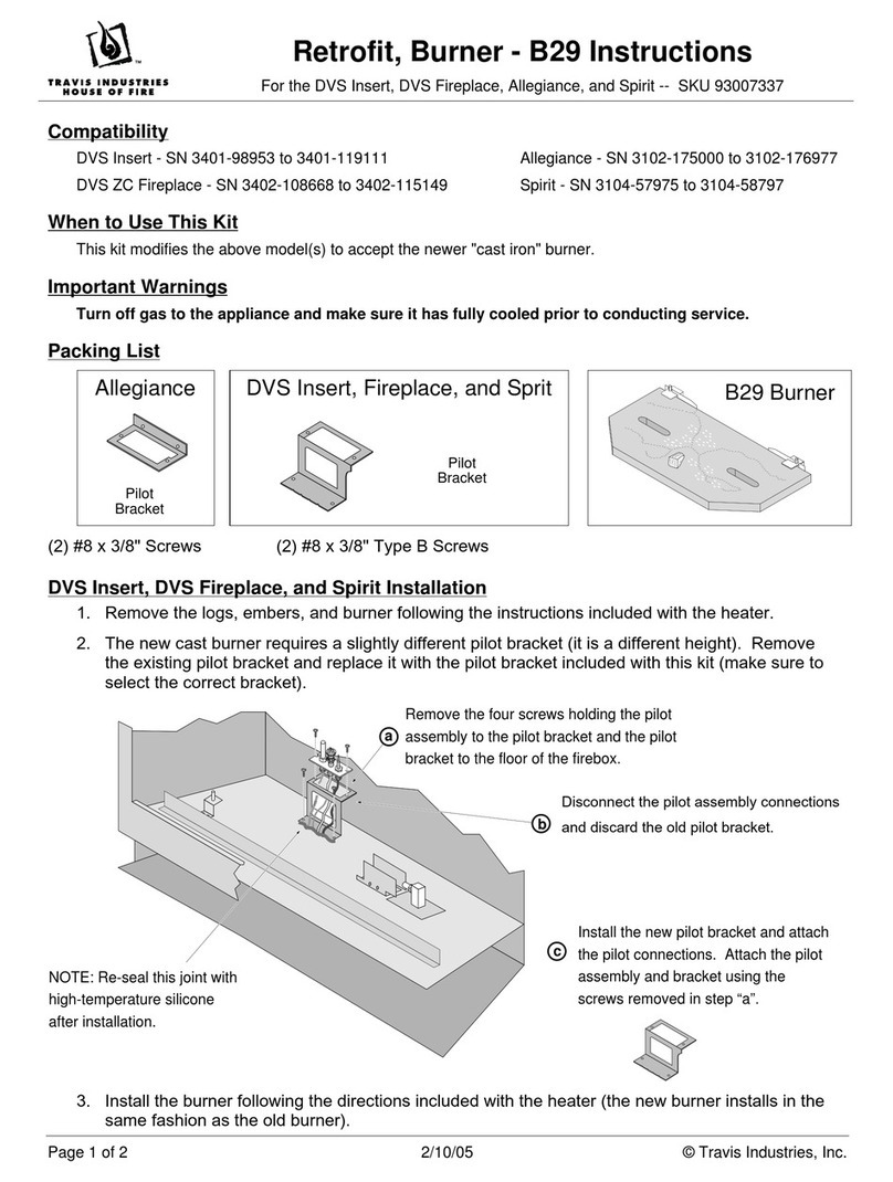 Travis Industries B29 User manual Travis Industries B29 User manual