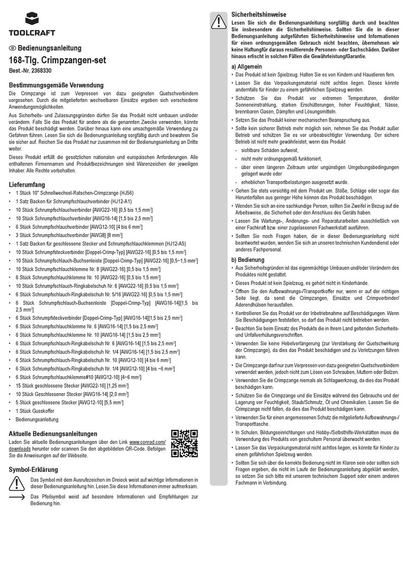 TOOLCRAFT 2368330 operating instructions