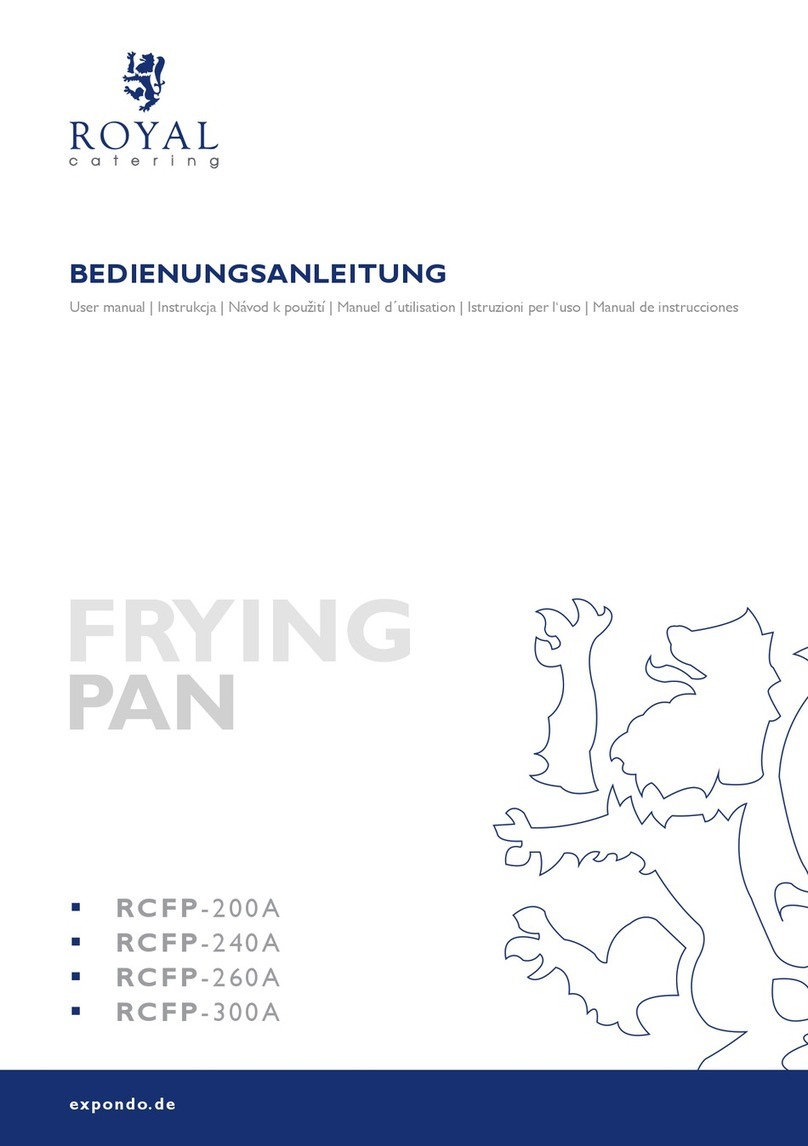 Royal Catering RCFP-200A user manual