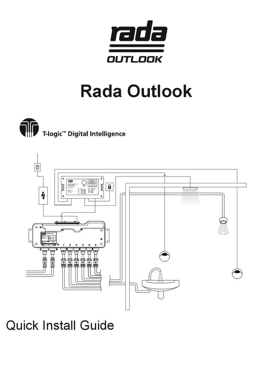 rada Outlook 1621.099 Quick install guide