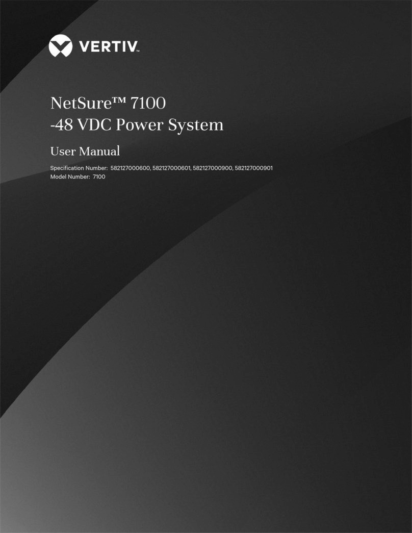 Vertiv NetSure7100 Series User manual