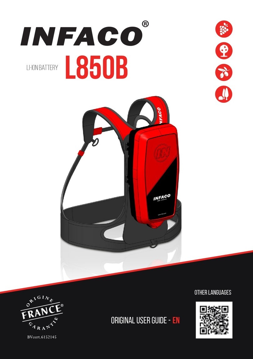 infaco L850B Original user guide