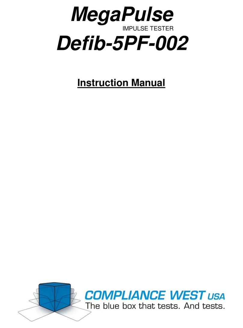 Compliance West MegaPulse Defib-5PF-002 User manual