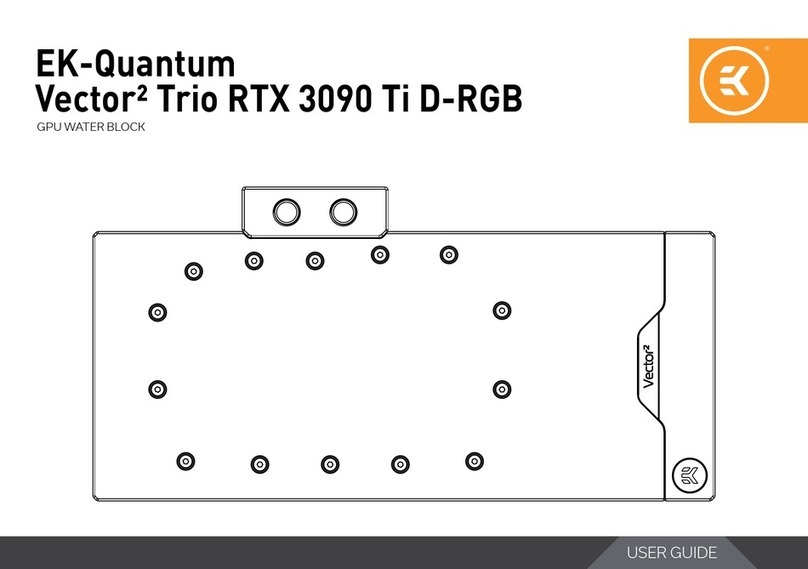 EK-Quantum Vector2 Strix RTX 3080 D-RGB User manual