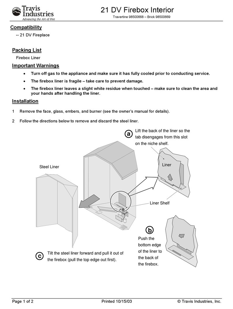 Travis Industries 98500668 User manual