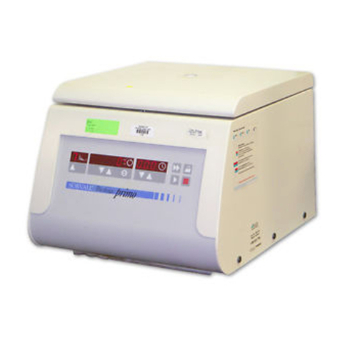 Kendro SORVALL Biofuge primo User manual Kendro SORVALL Biofuge primo User manual