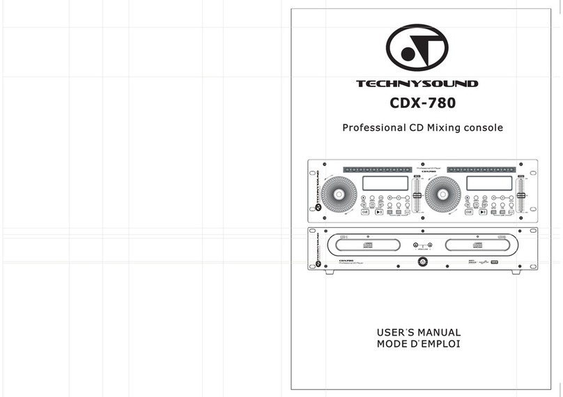 TECHNYSOUND CDX-780 User manual