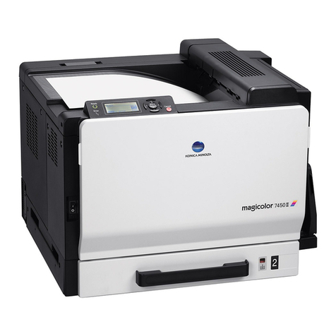 Konica Minolta magicolor 7450 II installation guide