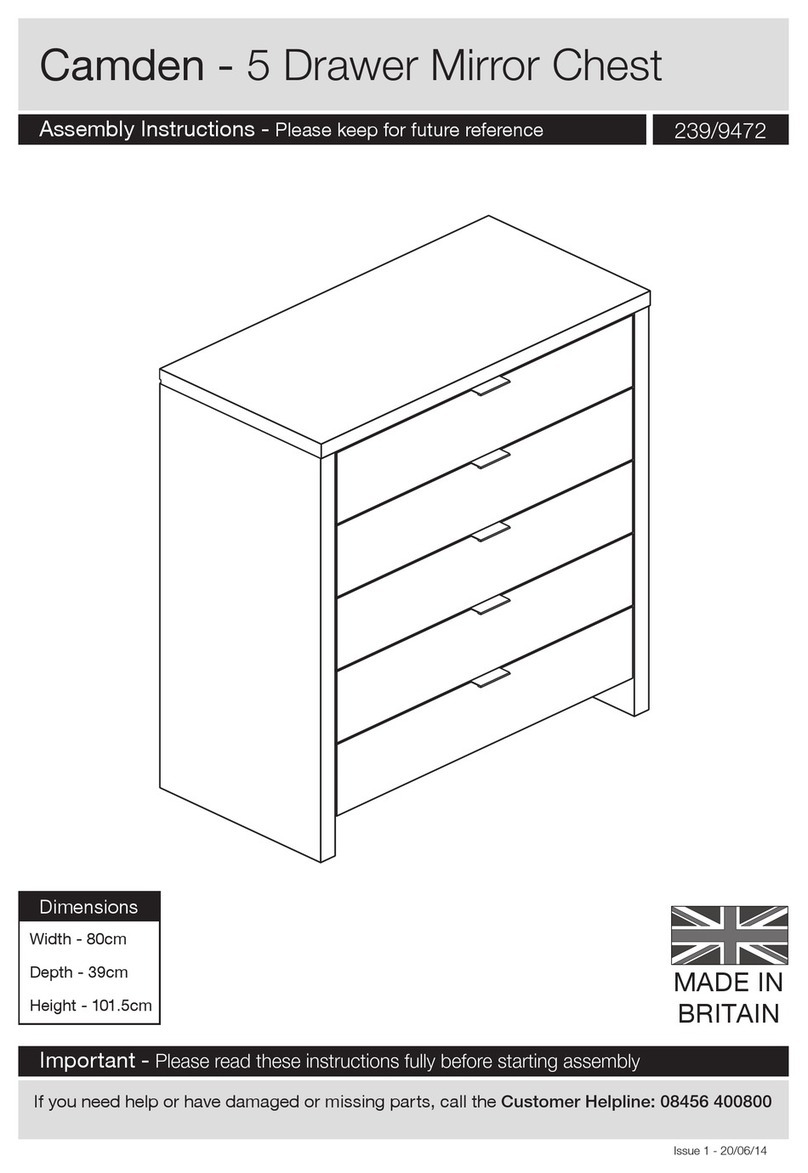 Argos Camden 239/9472 Assembly instructions