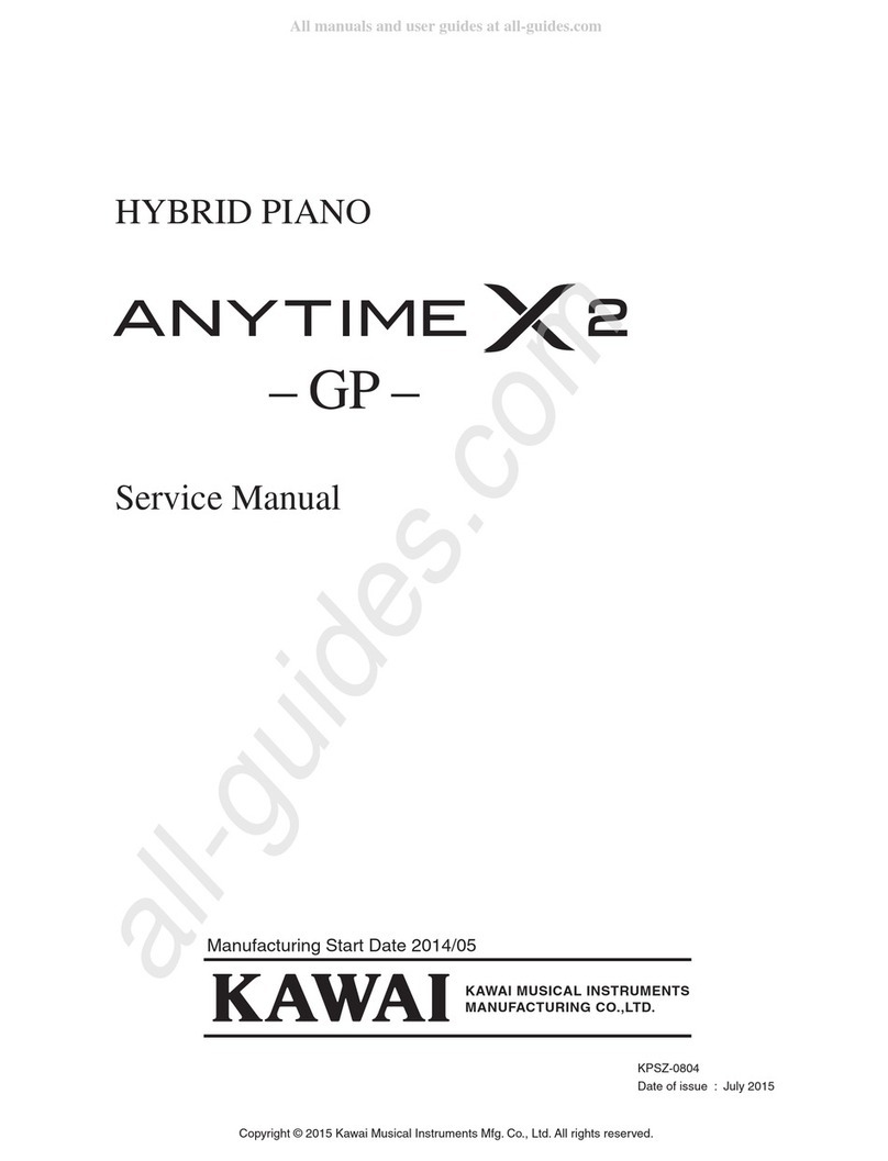Kawai ANYTIME X2 GP User manual