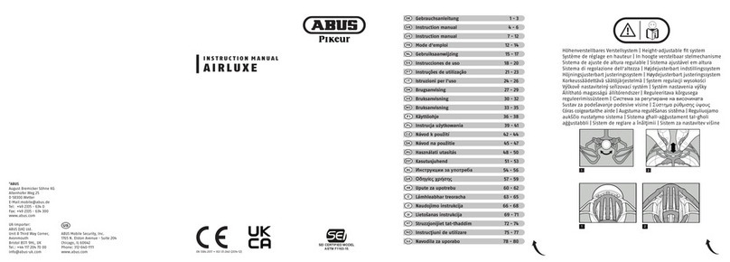 Abus Pikeur AIRLUXE instruction manual