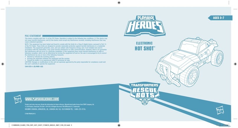 Hasbro Playskool Heroes Transformers Rescue Bots Academy Electronic Hot... quick start guide Hasbro Playskool Heroes Transformers Rescue Bots Academy Electronic Hot... quick start guide
