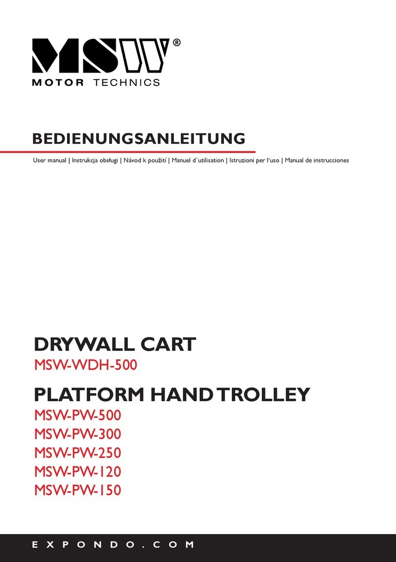 MSW Motor Technics MSW-WDH-500 user manual