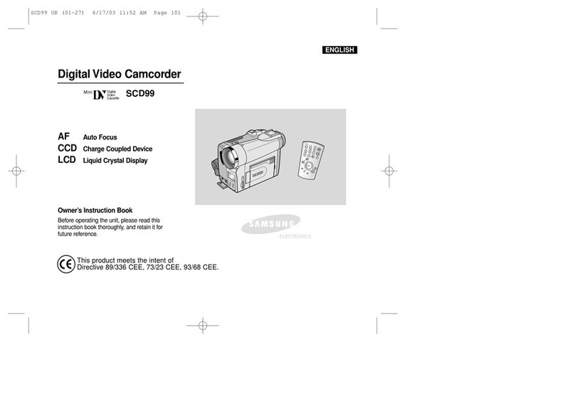 Samsung SC-D99 Owner's manual