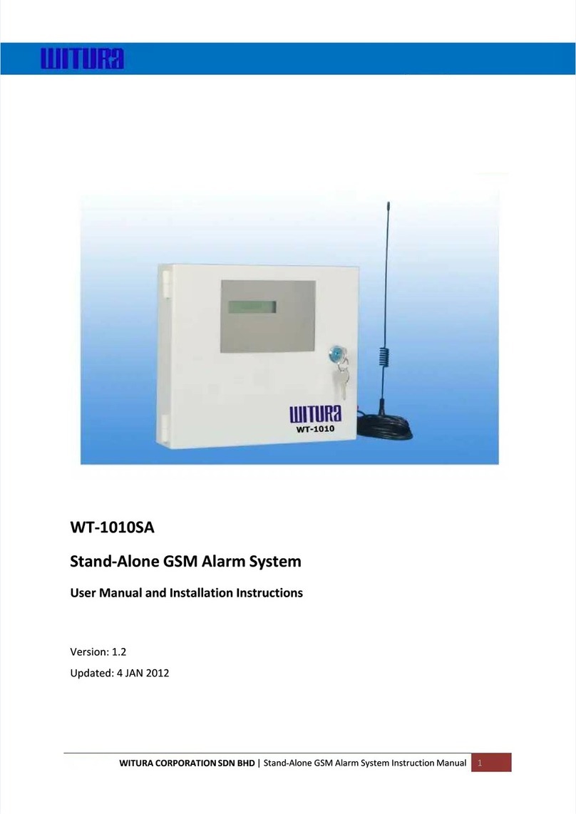 Witura WT-1010SA User manual and installation instructions