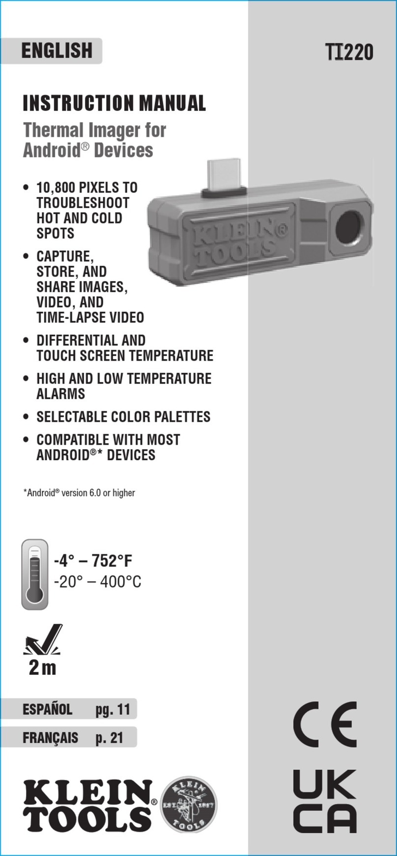 Klein Tools TI220 instruction manual