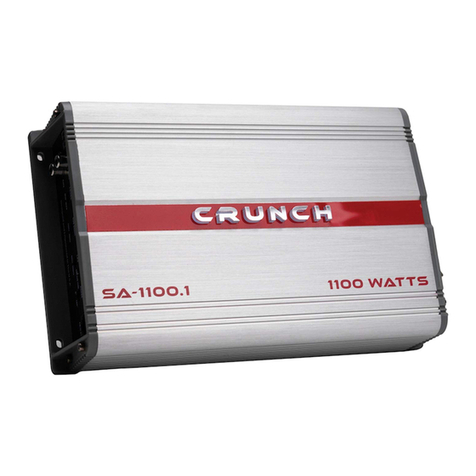 Crunch SA-1100.1 Instruction Manual