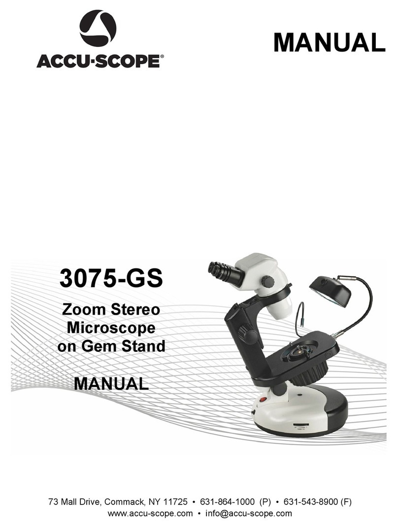 Accu-Scope 3075-GS User manual