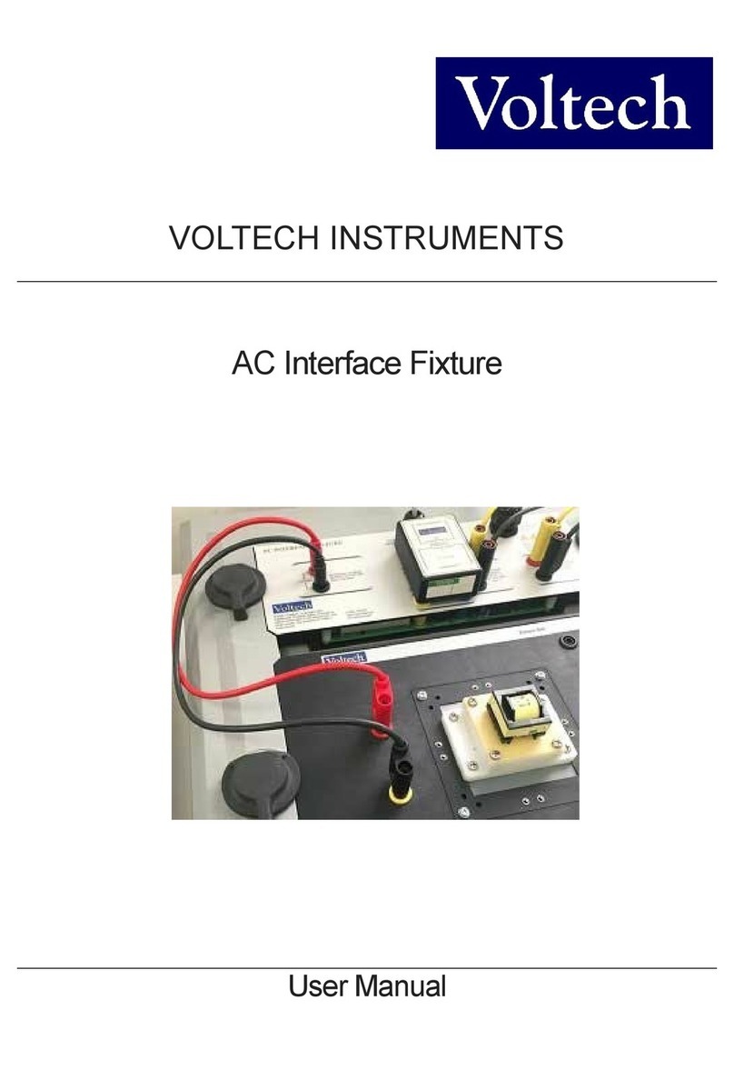 Voltech AT3600 user manual