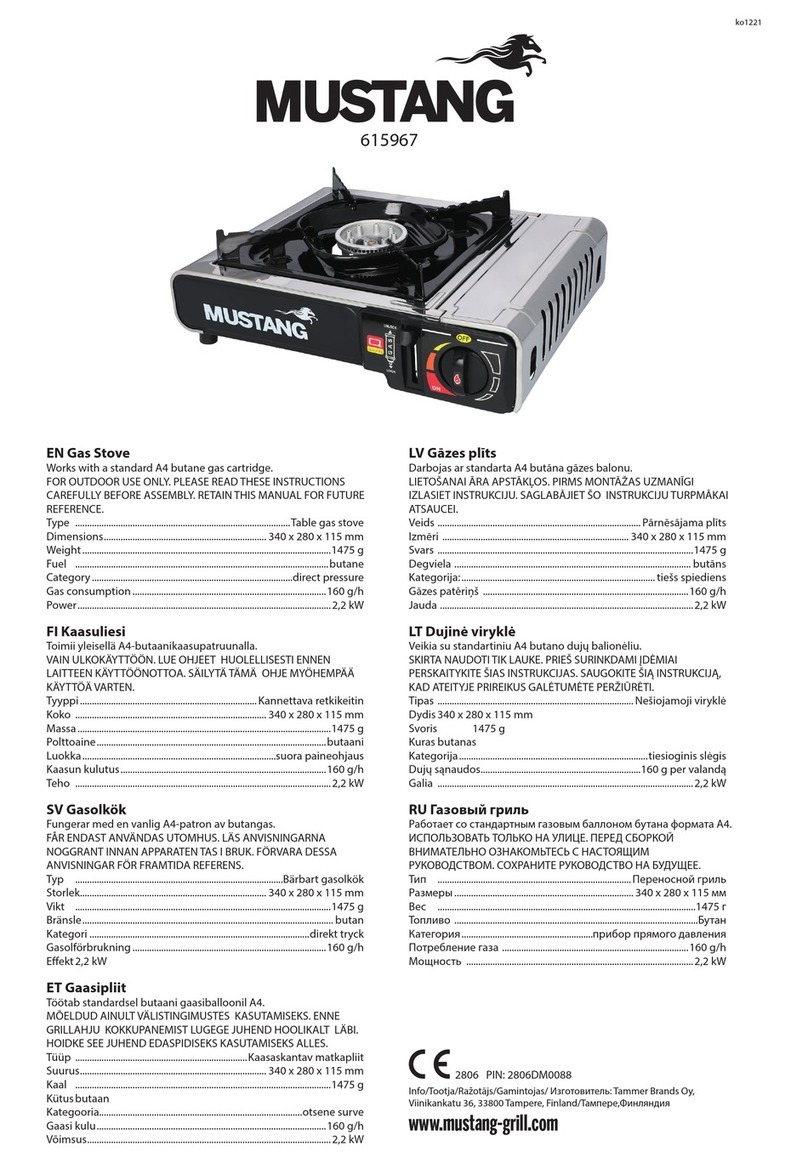 Mustang 615967 quick start guide