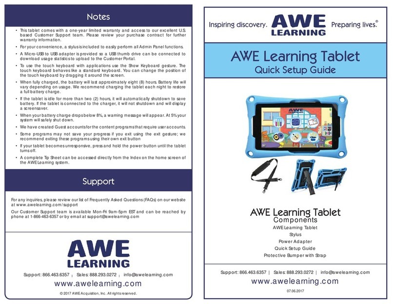 AWE Learning ASUST102 Quick setup guide