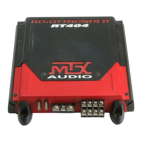 MTX ROADTHUNDER RT202 User manual MTX ROADTHUNDER RT202 User manual