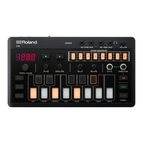 Roland J-6 User manual